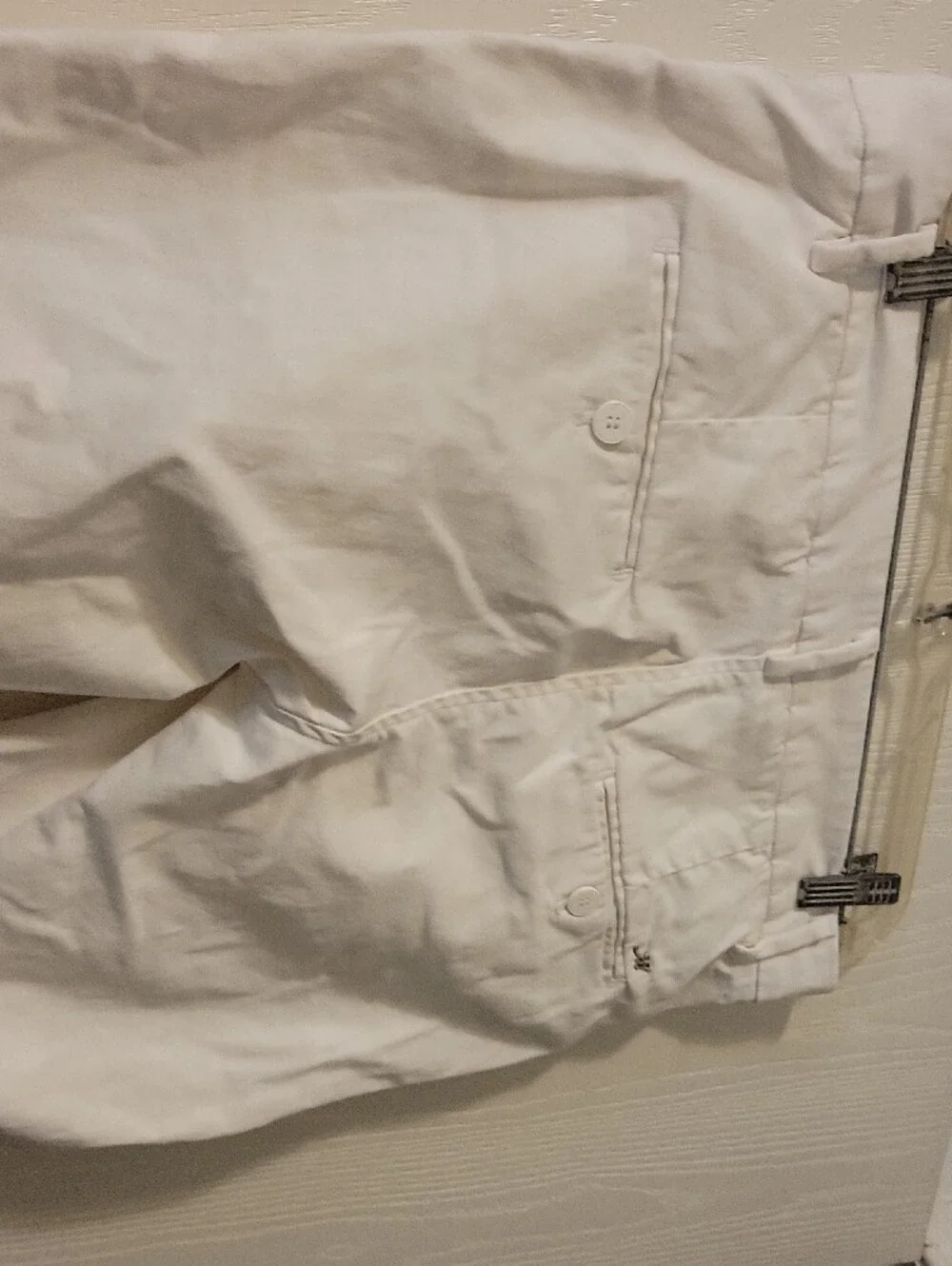 Mason's Slim White Camo Skinny Jeans with Studded Pocket Trim